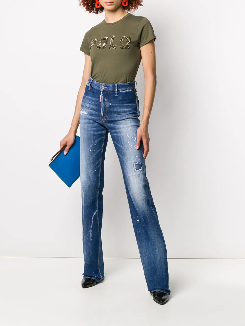 фото Polo ralph lauren футболка с логотипом из пайеток