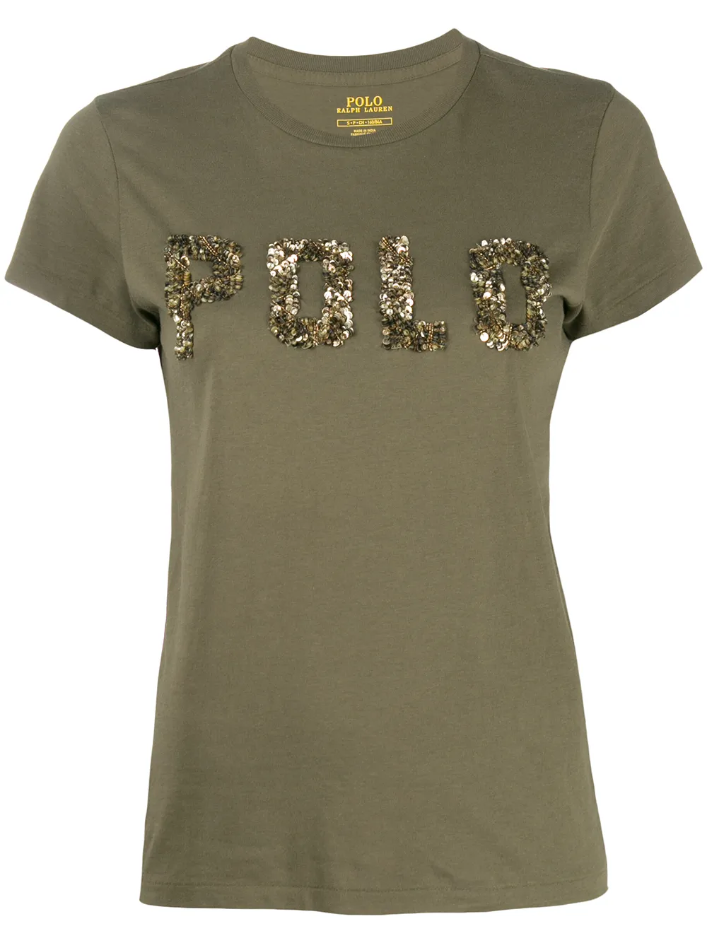 фото Polo ralph lauren футболка с логотипом из пайеток