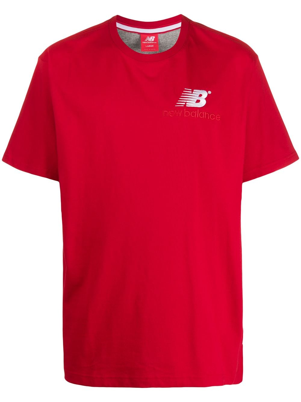 New Balance Chest Logo T-shirt In Red