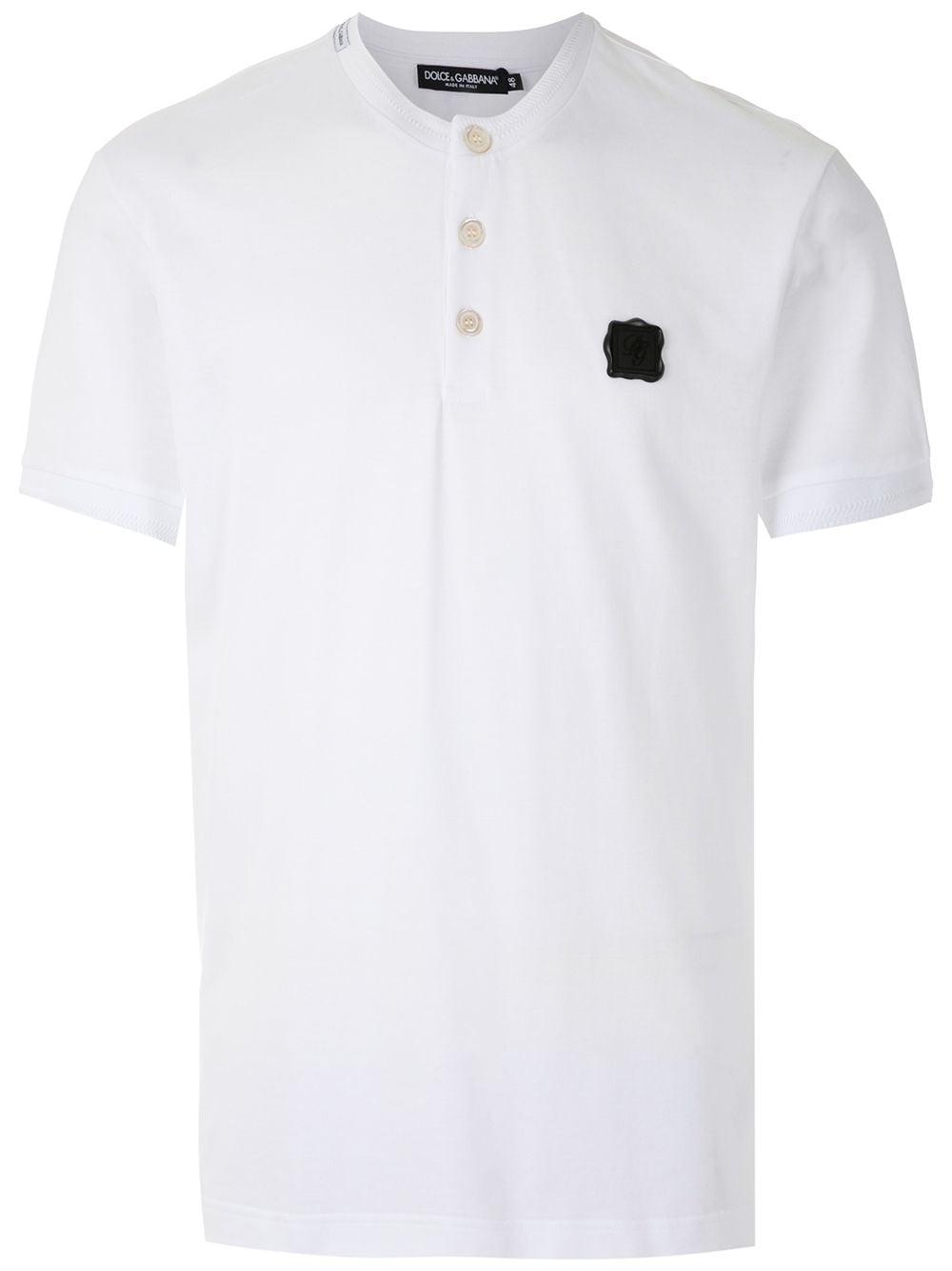 Dolce & Gabbana Polo-style T-shirt In White