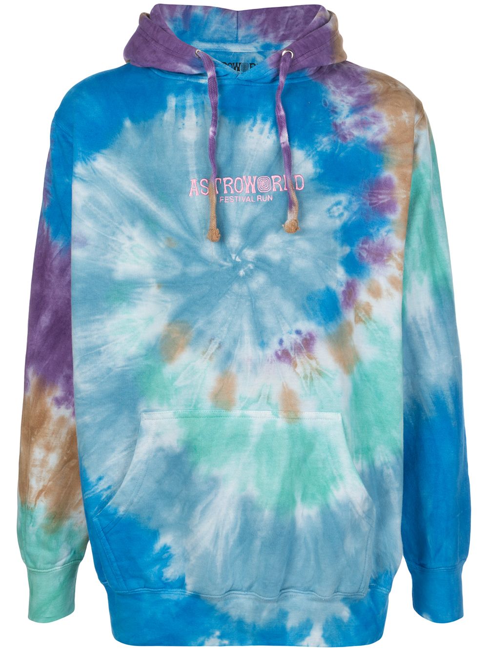 фото Travis scott astroworld tie-dye festival hoodie