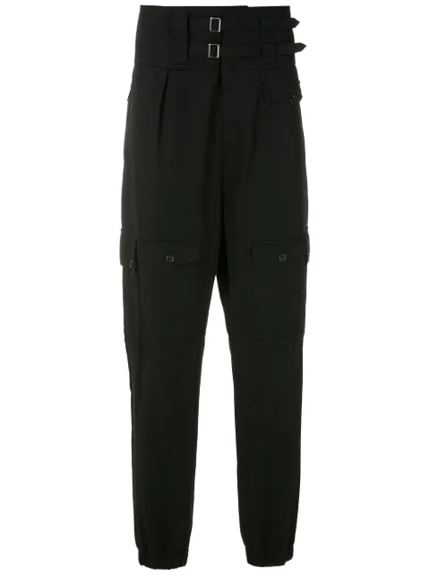 Dolce & Gabbana double-buckle fastening trousers
