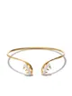 Image 1 of TASAKI 18kt yellow gold Danger Collection Line Akoya pearl bangle