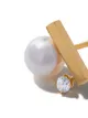 TASAKI 18kt yellow gold diamond petit balance class earrings