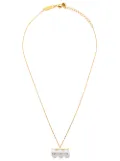 TASAKI 18kt yellow gold Collection Line Balance Neo Akoya pearl pendant necklace