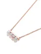 TASAKI 18kt rose gold petit Balance Solo Akoya pearl and diamond pendant
