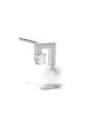 TASAKI 18kt white gold petit Balance Note Collection Line Akoya pearl and diamond stud earrings