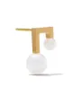 TASAKI 18kt yellow gold Balance Note Collection Line Akoya pearl stud earrings