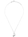 TASAKI 18kt white gold Balance Note Collection Line Akoya pearl and diamond pavé pendant - Silver