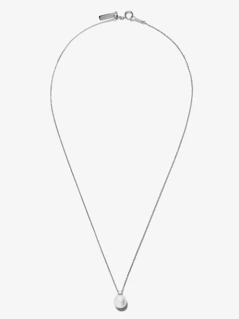 TASAKI collier en or blanc 18ct Basic à ornements