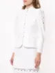 Jonathan Simkhai Dani crochet-panel single breasted jacket