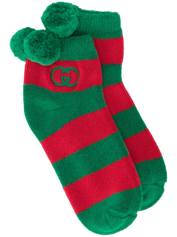 gucci pom pom socks