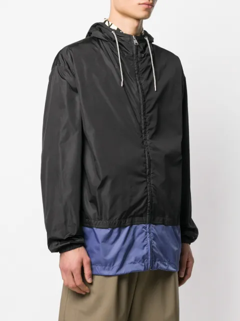 panelled windbreaker