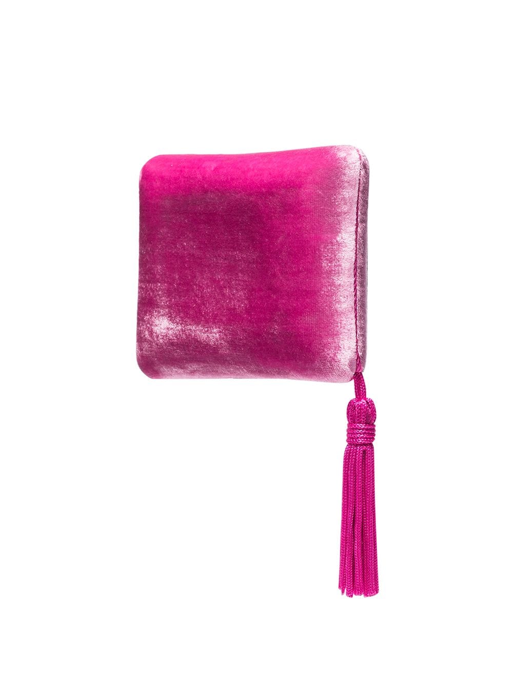  Sophie Bille Brahe Tassel-trimmed Velvet Case - Pink 