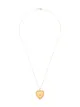Image 1 of Sasha Samuel 14kt gold-plated Anouk heart locket necklace
