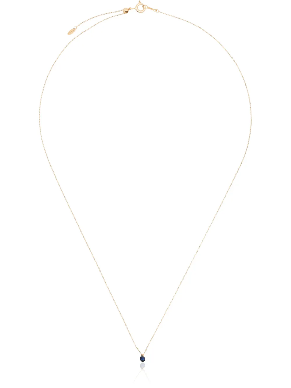 collier en or 18ct ornée d'émeraude