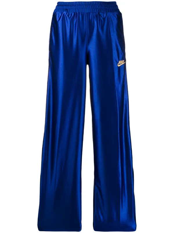 nike track pants in satin nike track pants in satin