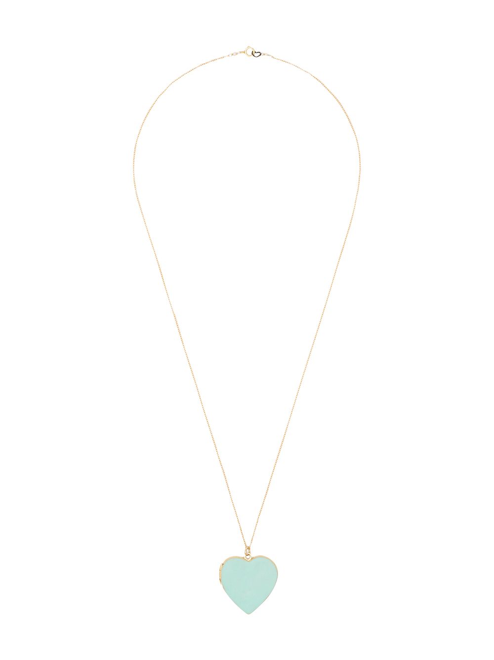 фото Sasha samuel yellow gold-plated heart pendant necklace