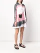 Palm Angels tie-dye shirt dress