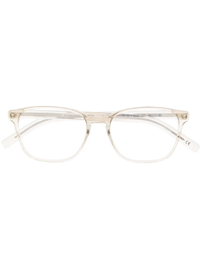 Saint Laurent Eyewear Sl186bslim 003 Acetate In Neutrals