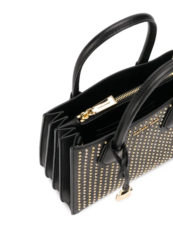 michael kors studded tote bag