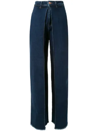 Aalto High Rise Wide Leg Jeans - Farfetch