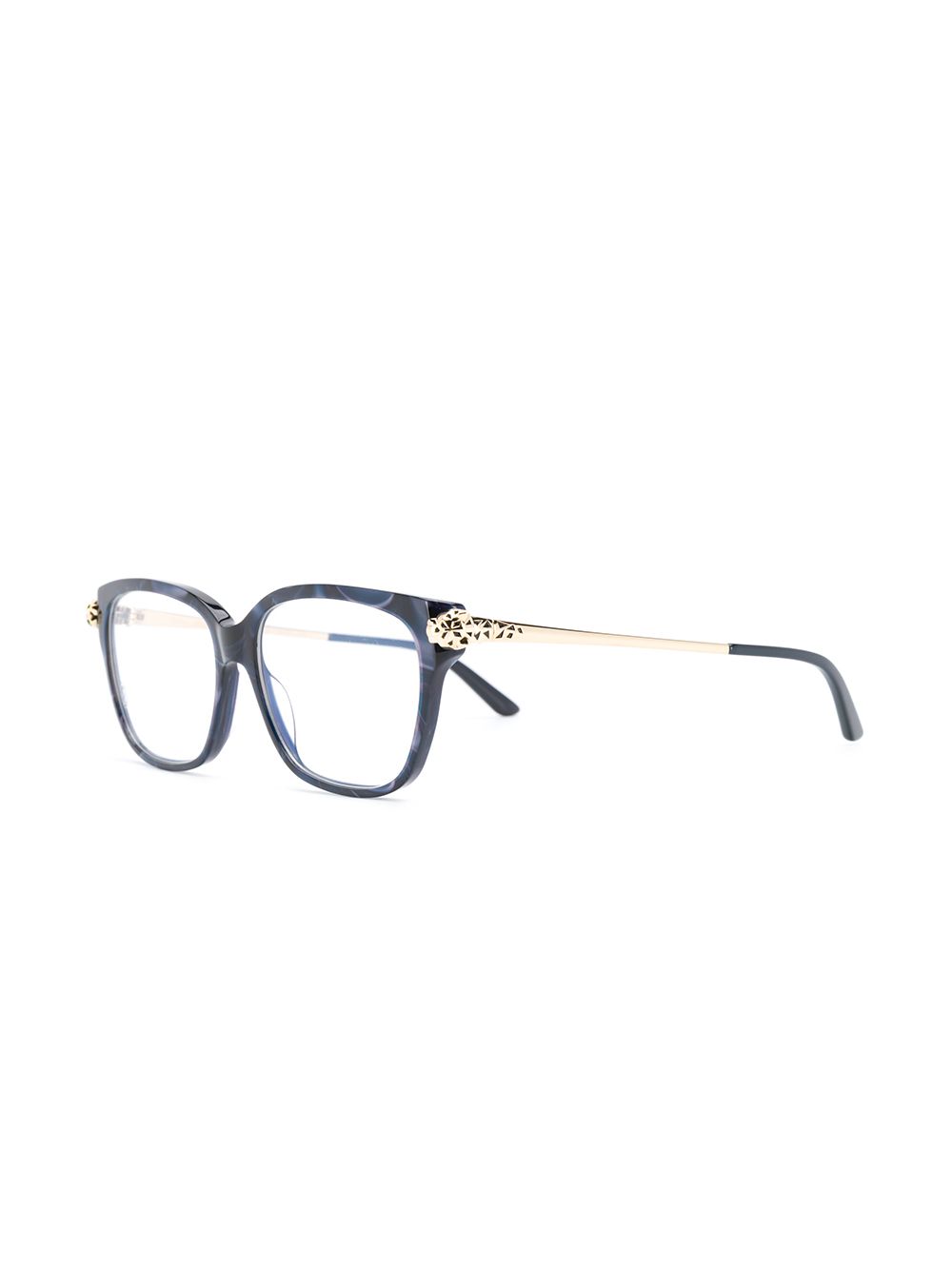 фото Cartier eyewear очки panthère в квадратной оправе