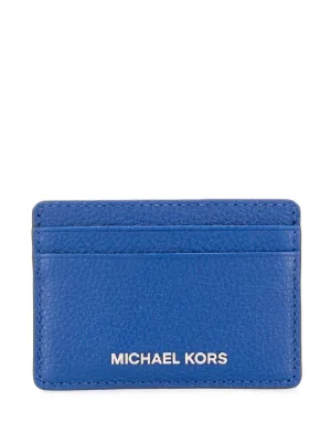 michael kors card holder blue