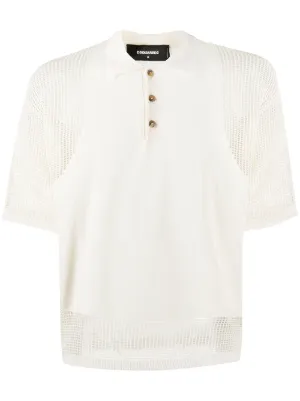 Maison Margiela ニットポロシャツ | ニュートラル | FARFETCH JP