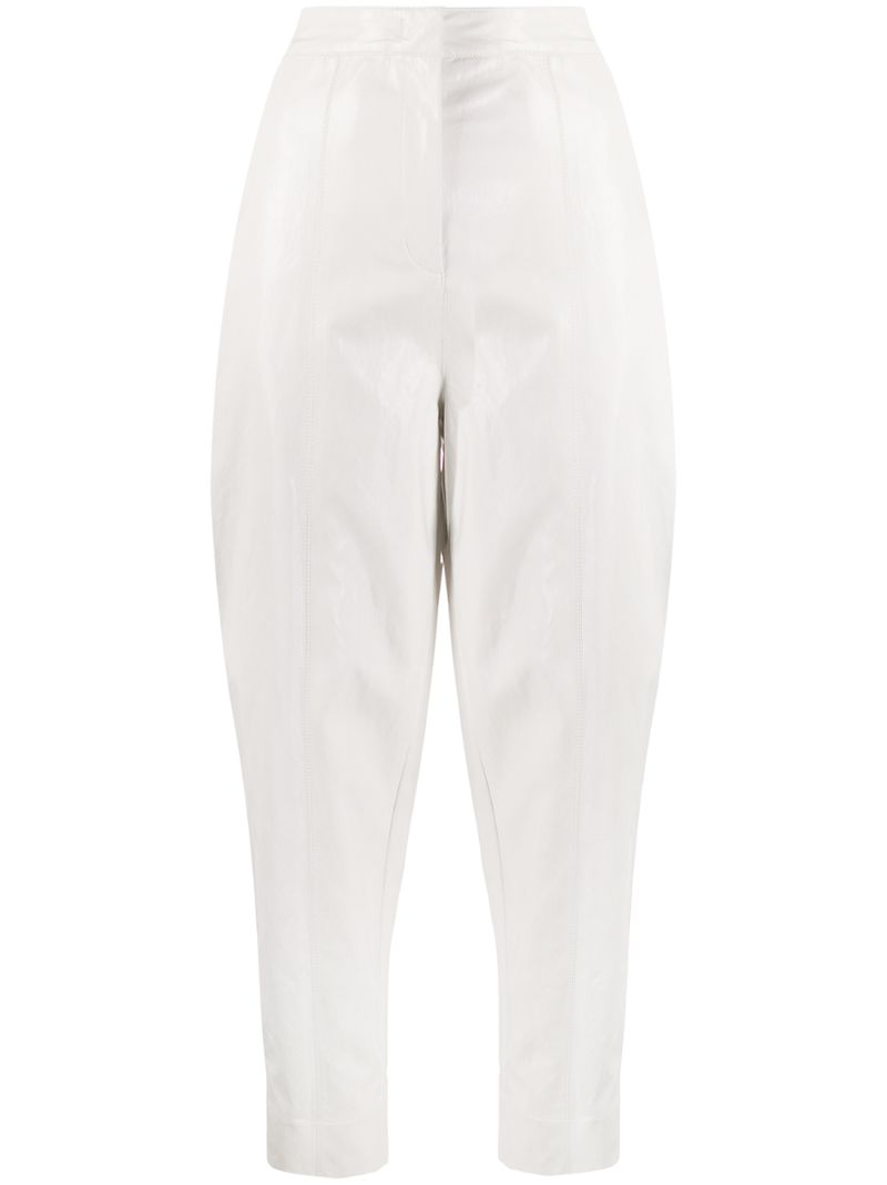 PINKO HIGH-WAISTED TAPERED TROUSERS