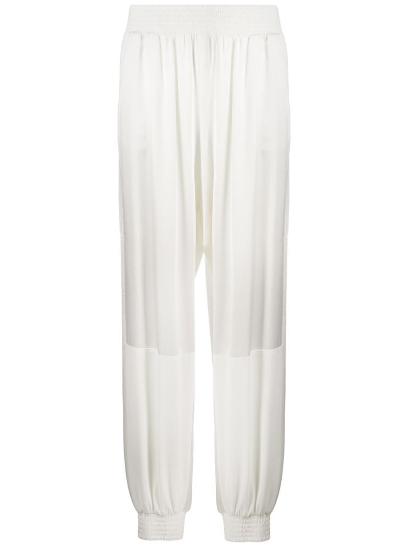 PINKO CONTRAST PANEL ELASTICATED TROUSERS