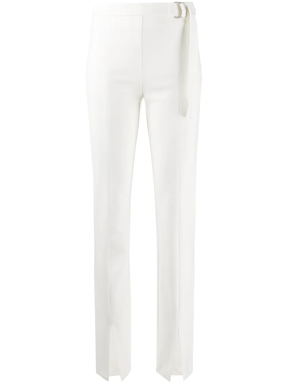 black belted skinny trousers