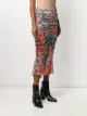 Preen By Thornton Bregazzi تنورة ميدي بتصميم مدموج