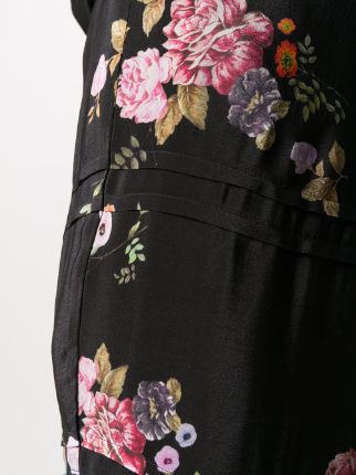 Kalifa floral print skirt展示图