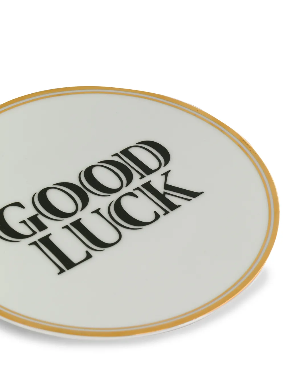 Bitossi Home Good Luck Plate In 白色