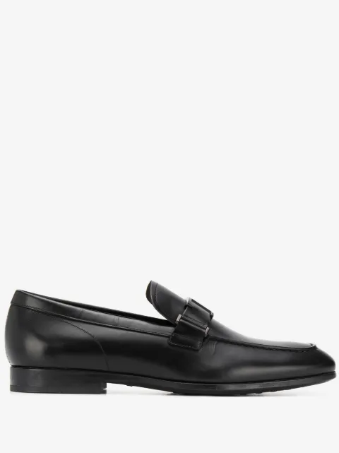 Tod's T logo leather loafers