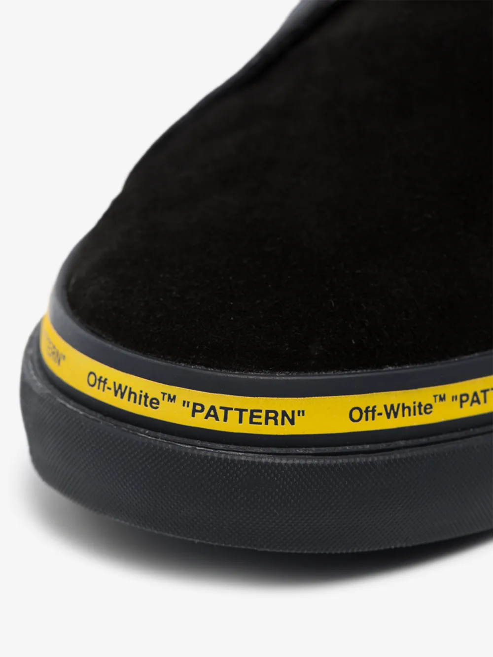 OFF-WHITE OFF-WHITE BLACK VULCANIZED HIGH TOP SKATER SNEAKERS,OMIA116R20780055106014741219