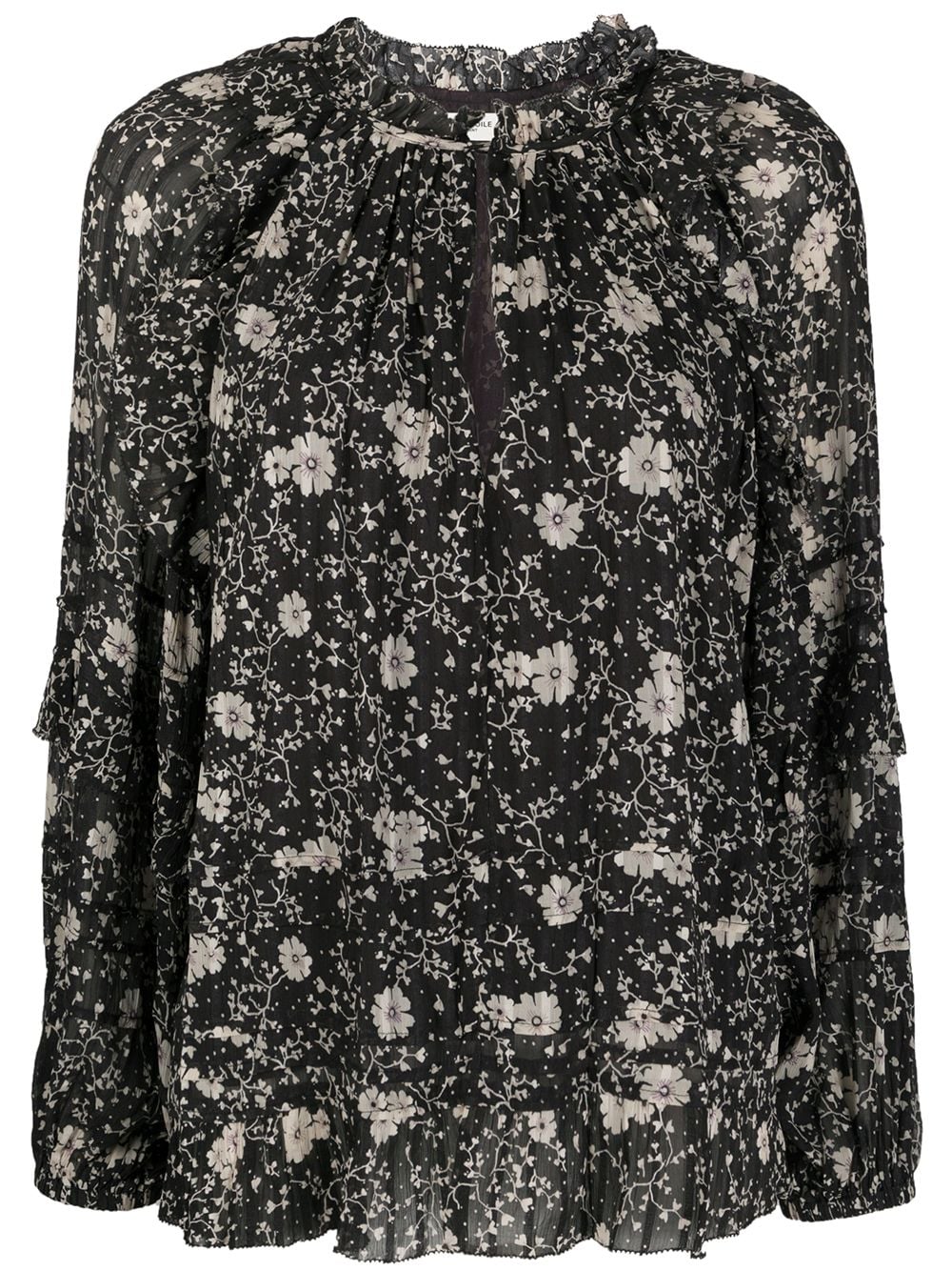 ISABEL MARANT ÉTOILE EYDEN FLORAL-PRINT BLOUSE