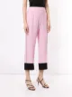 Nº21 contrasting hems trousers