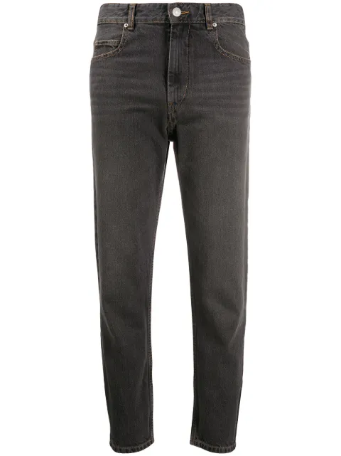 Shop Isabel Marant Étoile Neaj mid-rise tapered boyfriend jeans with  Express Delivery - Farfetch