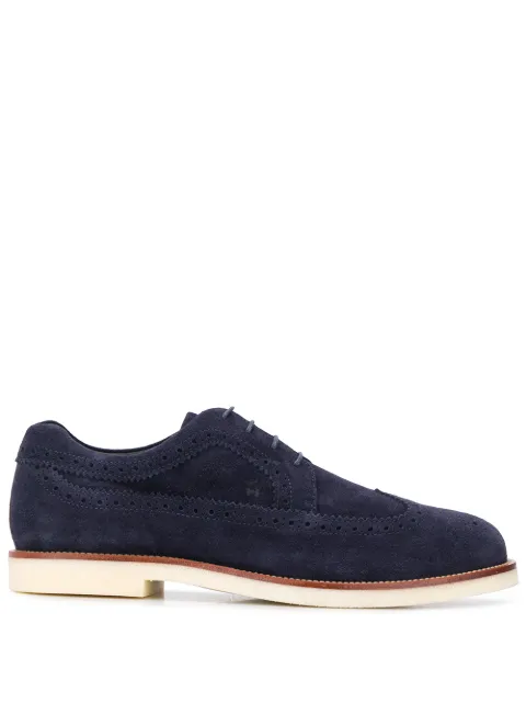 Hogan contrast rubber sole brogues