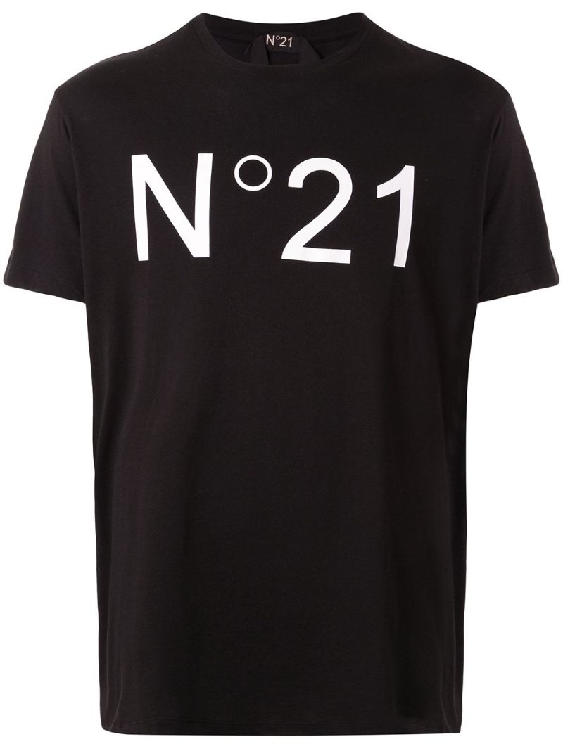 Shop N°21 Logo-print T-shirt In Black