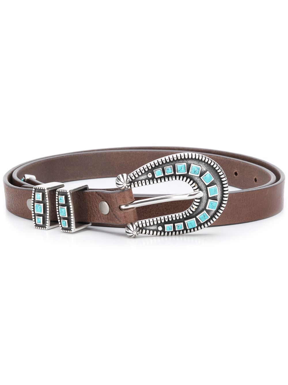 фото Alanui gemstone buckle belt