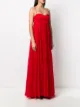 Pinko vestido largo de corte imperio