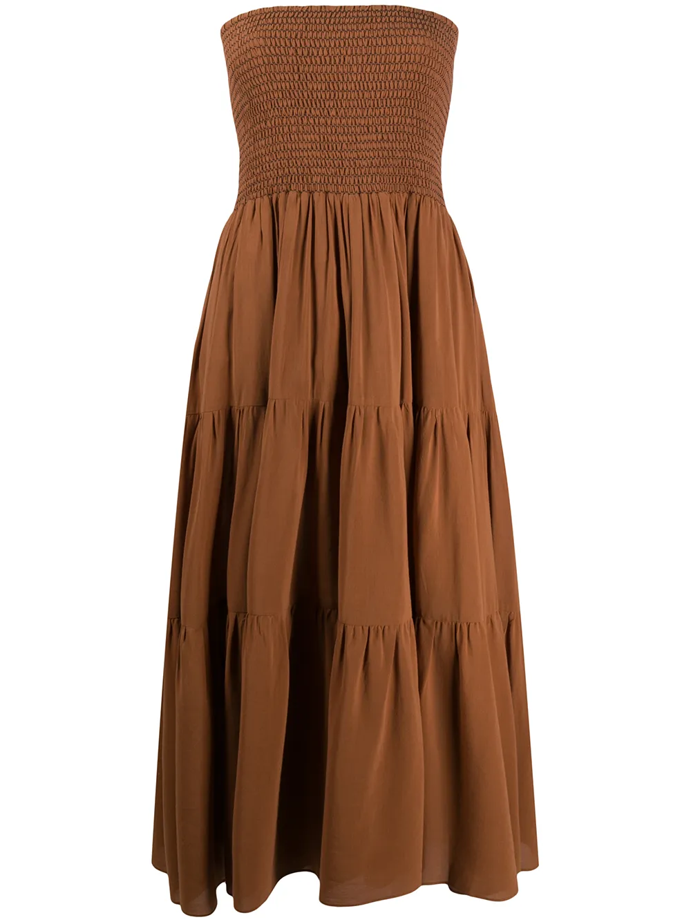 Pinko ярусное платье миди Коричневый 1B14FH7976M30 14742690