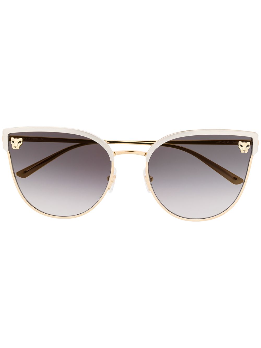 Cartier Panthère Cat Eye Sunglasses In Gold Modesens 