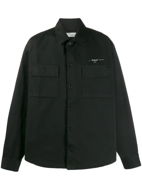 Shop black Off-White oversized logo 