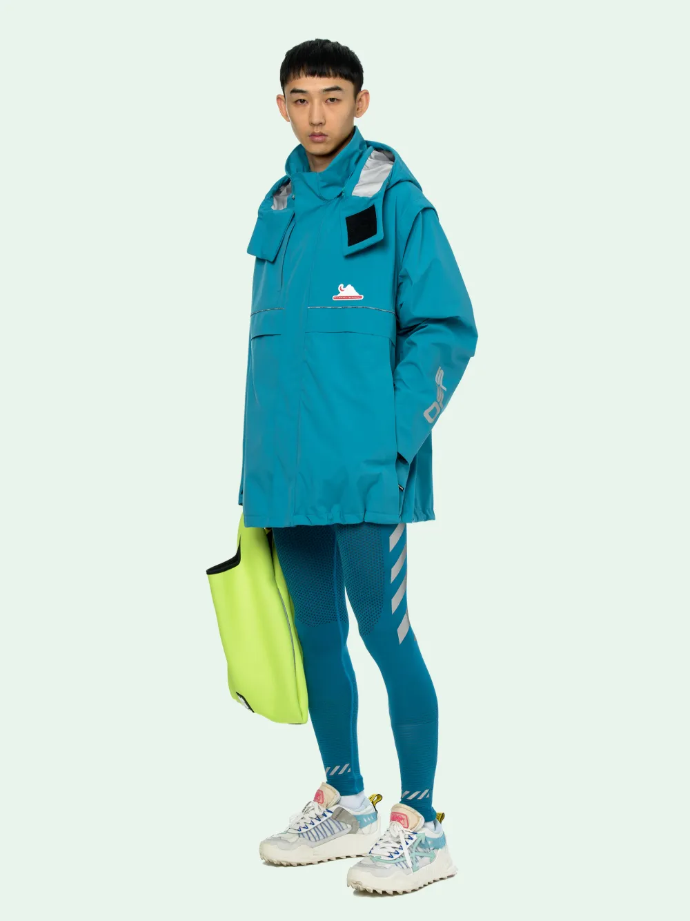 off white windbreaker pants