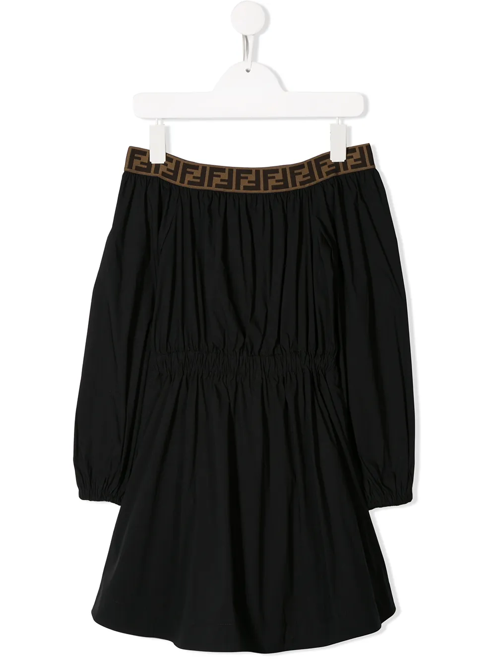 fendi off shoulder dress