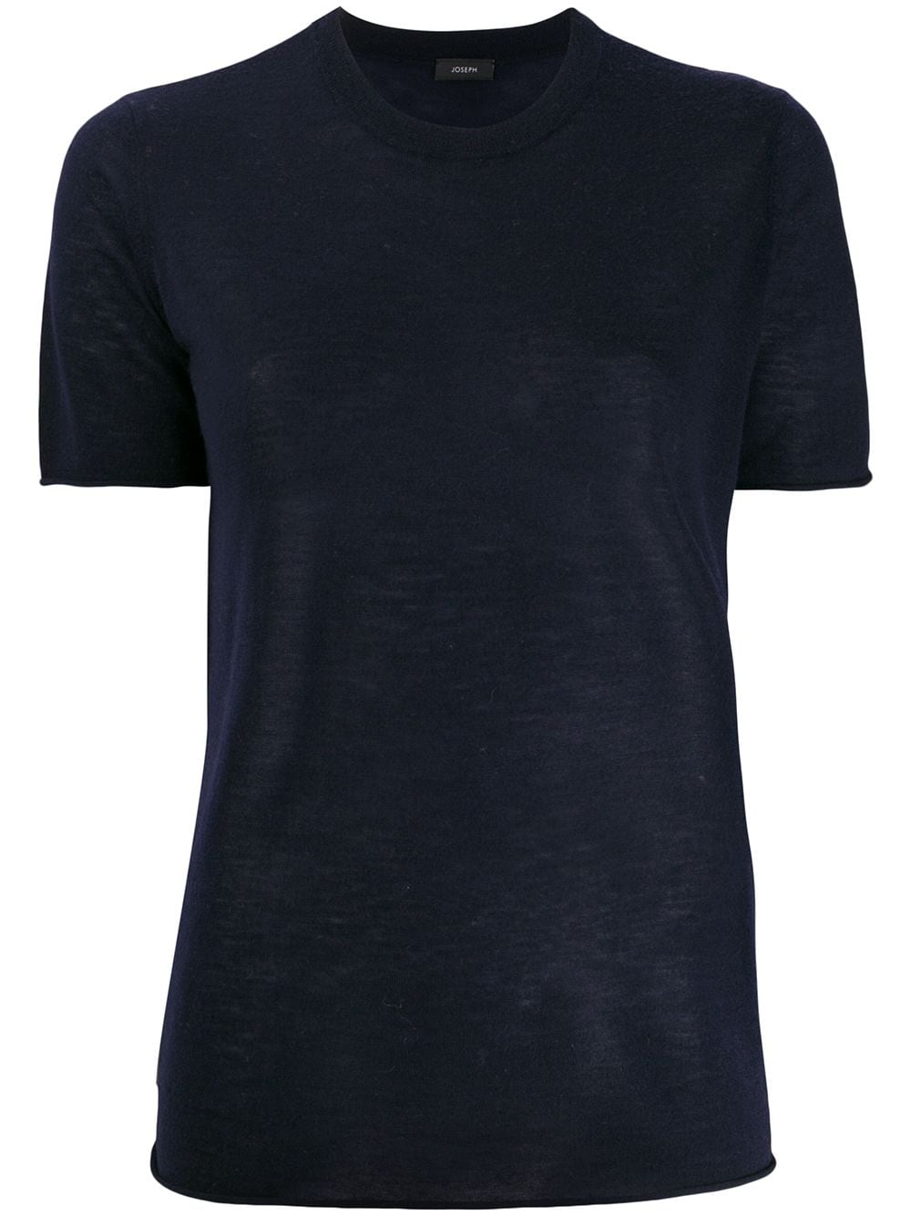 Joseph Cashmere Crew-neck T-shirt In Blue